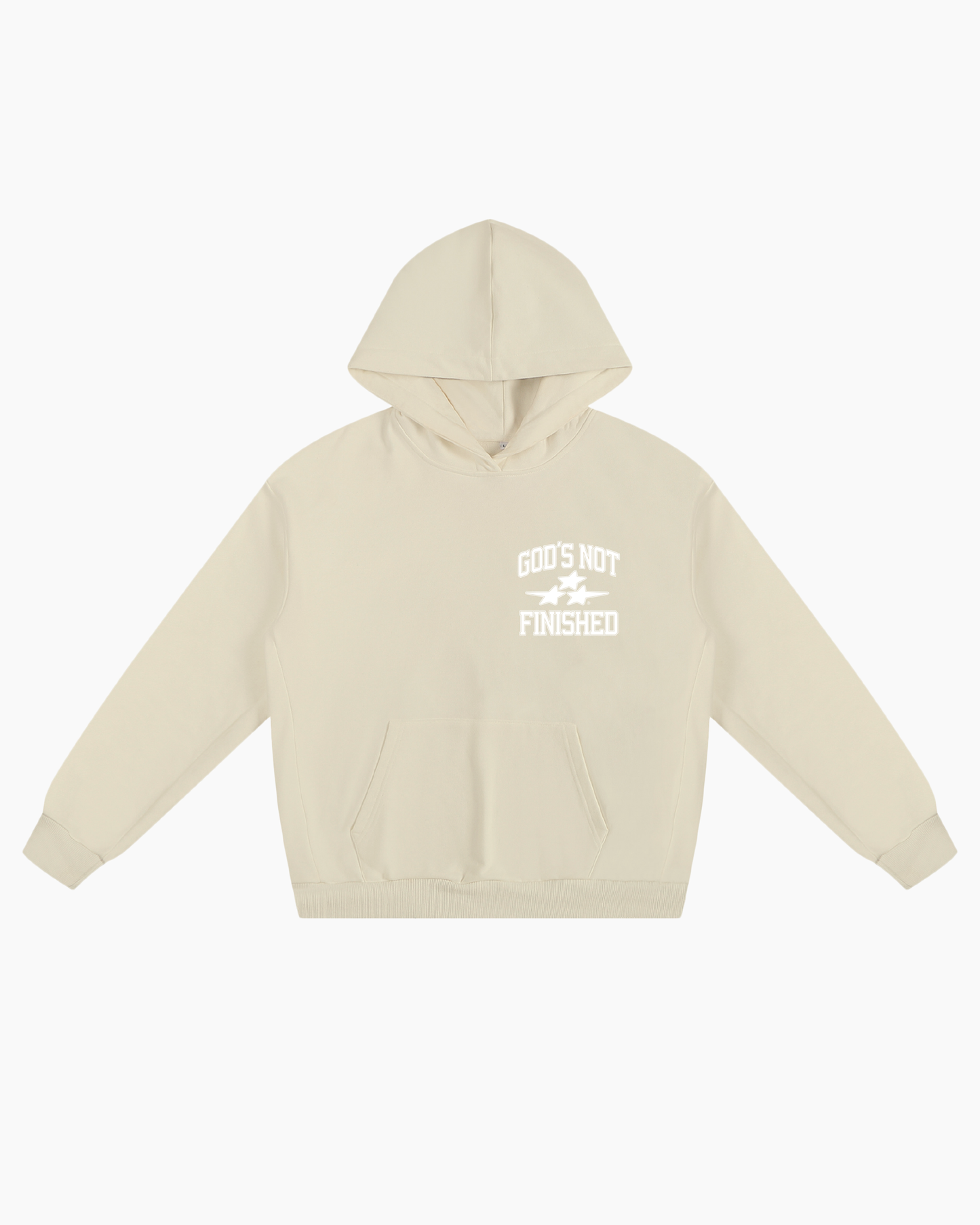 COLLEGIATE HOODIE - CREAM