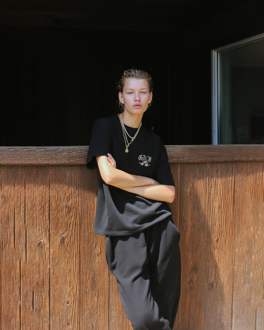 GNF STAR T-SHIRT - BLACK