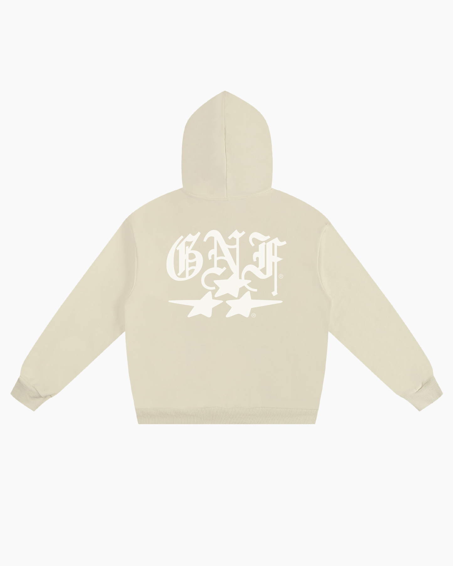GNF STAR HOODIE - CREAM