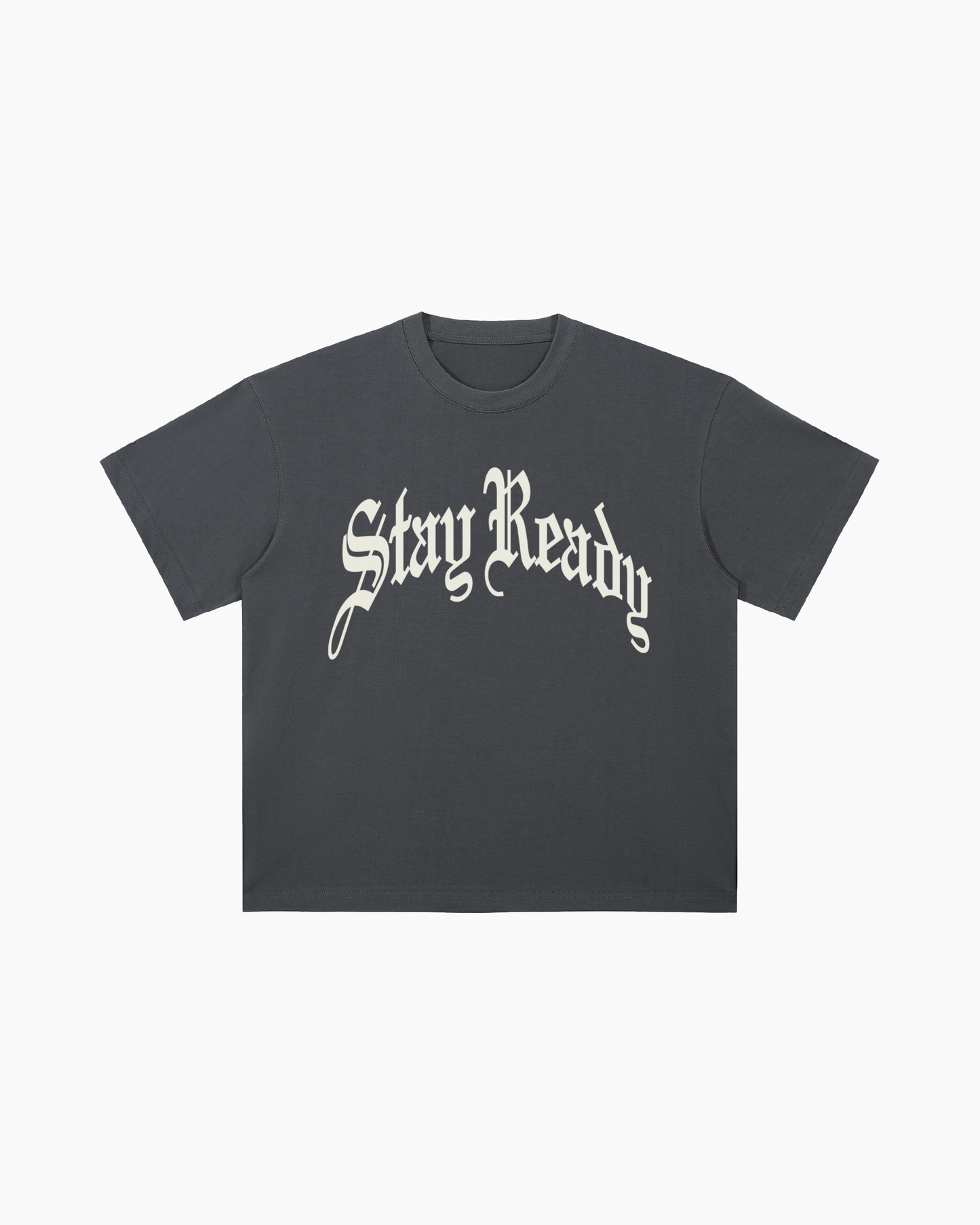STAY READY T-SHIRT - CHARCOAL