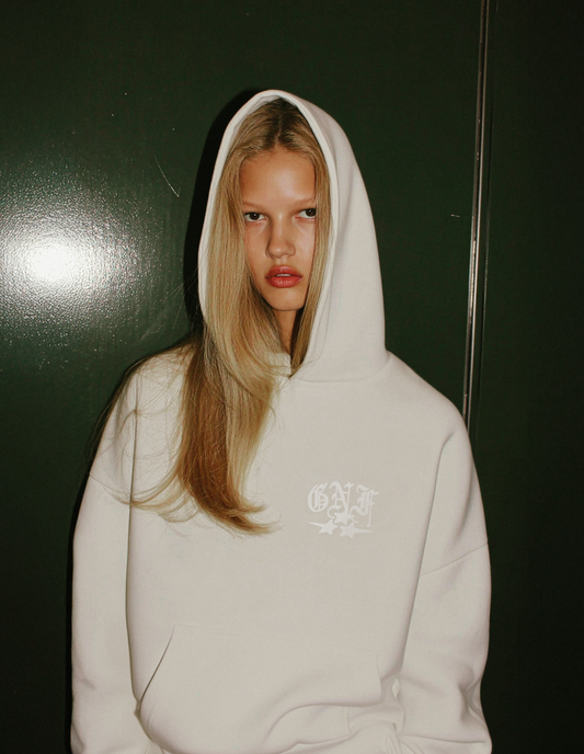 GNF STAR HOODIE - CREAM