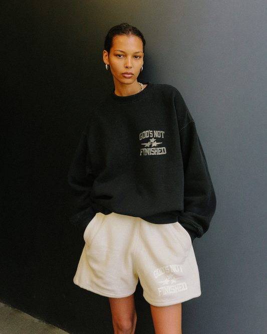 COLLEGIATE SHORTS - CREAM