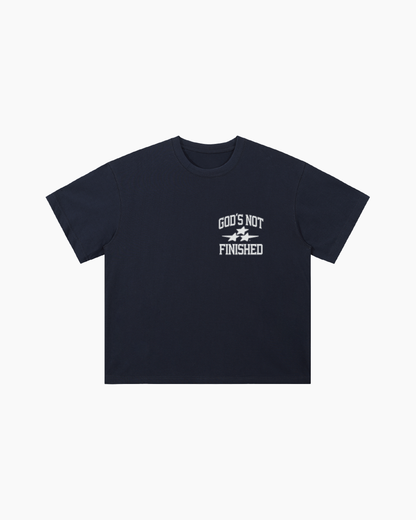 COLLGIATE T-SHIRT - NAVY