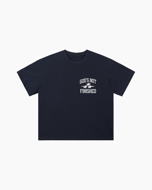 COLLGIATE T-SHIRT - NAVY