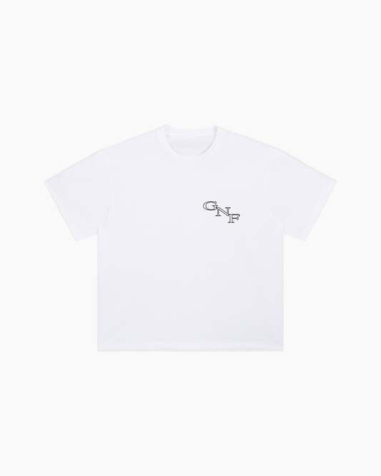 SERIF T-SHIRT - WHITE