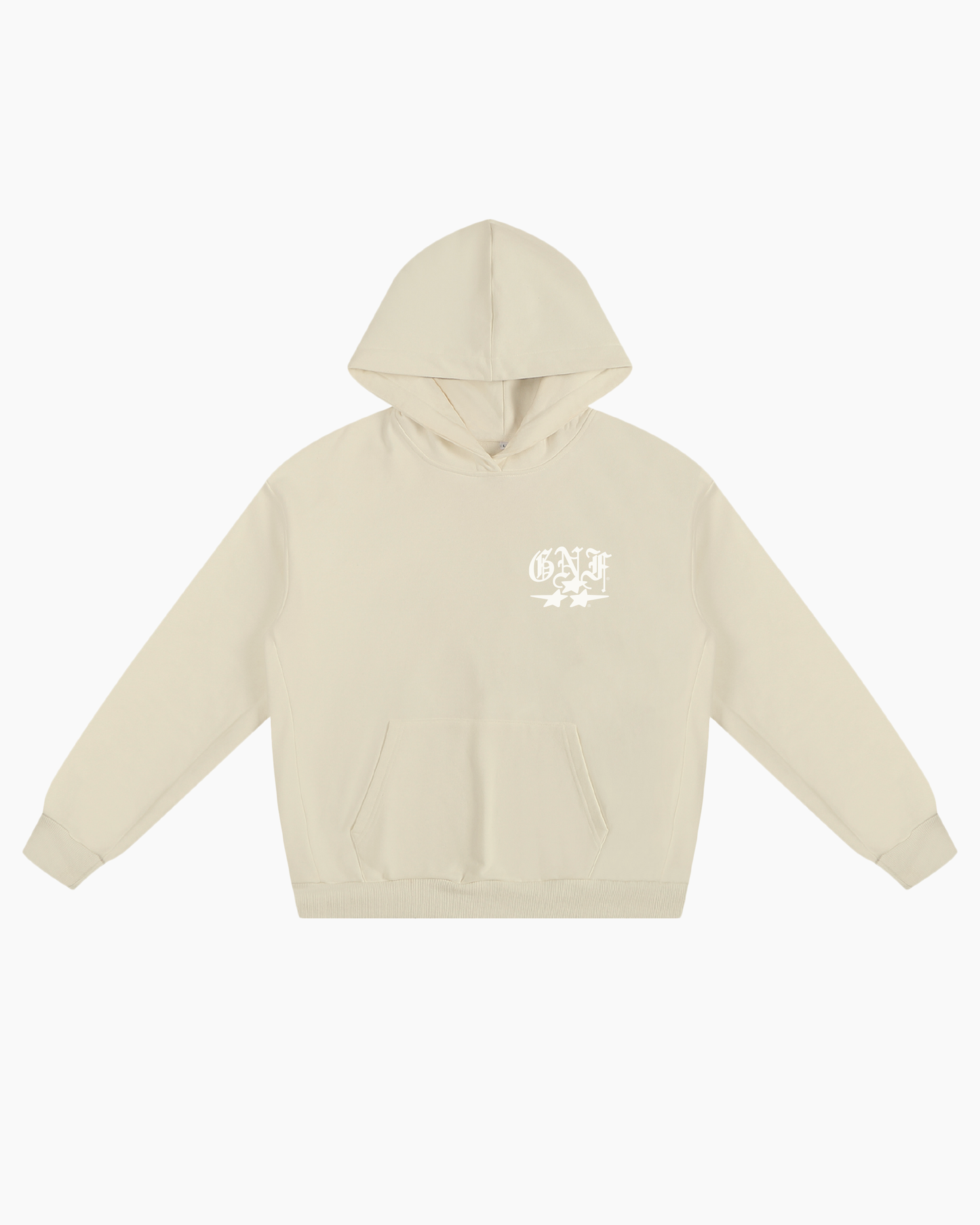 GNF STAR HOODIE - CREAM
