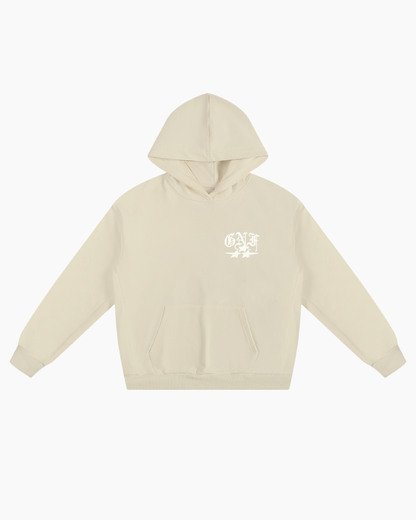 GNF STAR HOODIE - CREAM