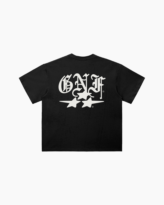 GNF STAR T-SHIRT - BLACK