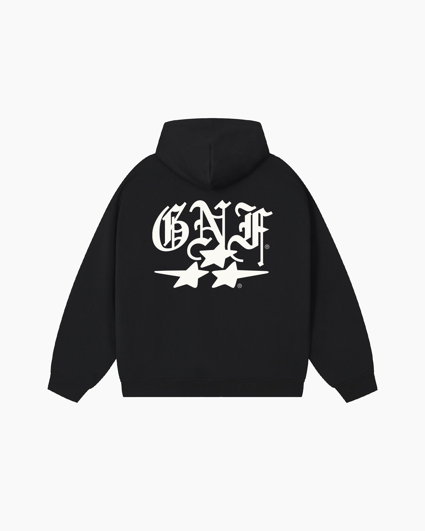 GNF STAR ZIP UP - BLACK