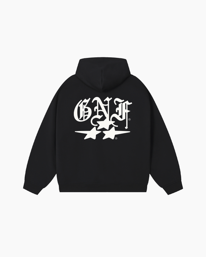 GNF STAR ZIP UP - BLACK