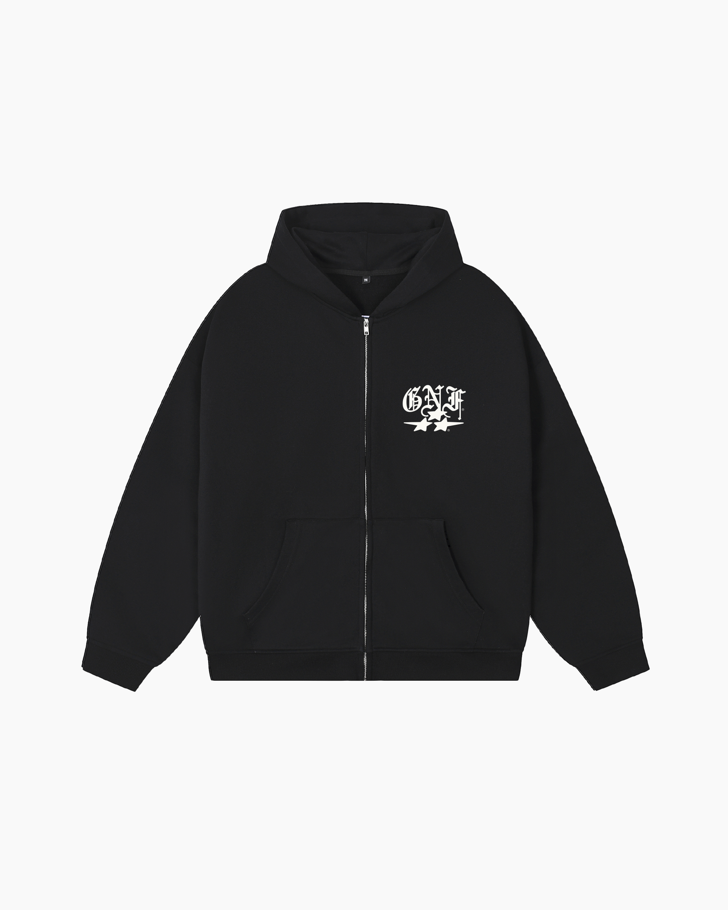 GNF STAR ZIP UP - BLACK